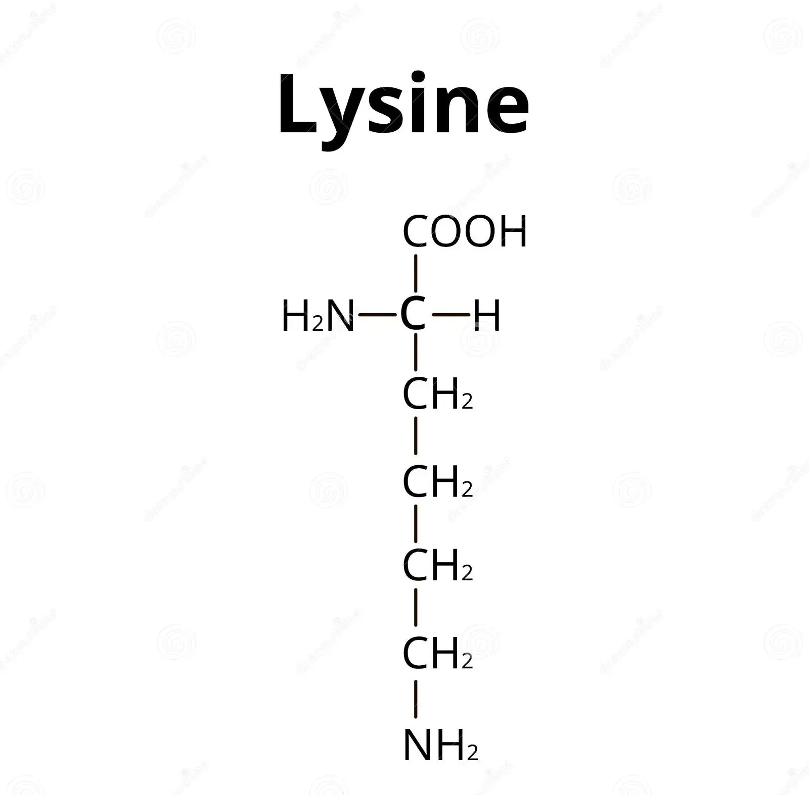 <p>Draw the structure of lysine in a solution of pH=12</p>