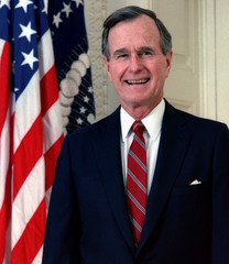 <p>George H. W. Bush</p>