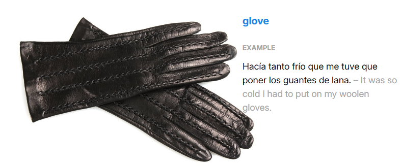 <p>the gloves</p>