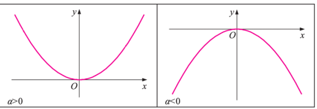 <p>f(x) = ax<sup>2</sup>, a ≠ 0</p>