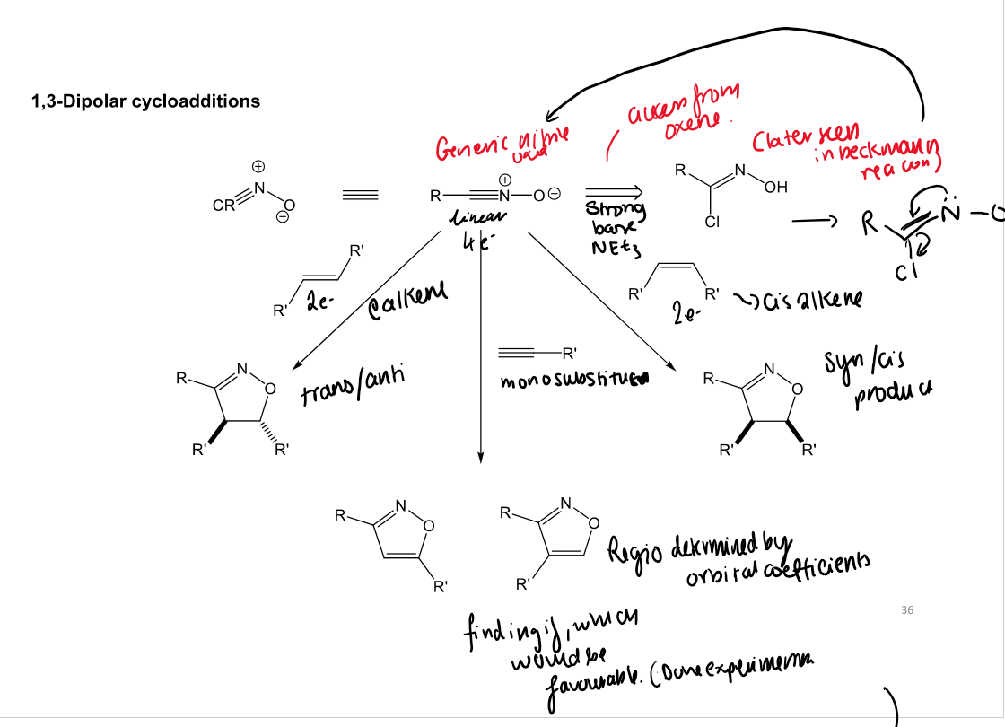 <p>Only one of the alkyne's two π bonds is consumed during cycloaddition, leaving the other as a double bond in the five-membered ring.</p>