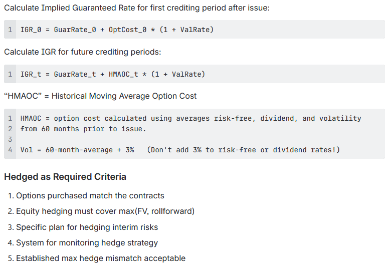 <p>IUL AG 36 method</p>