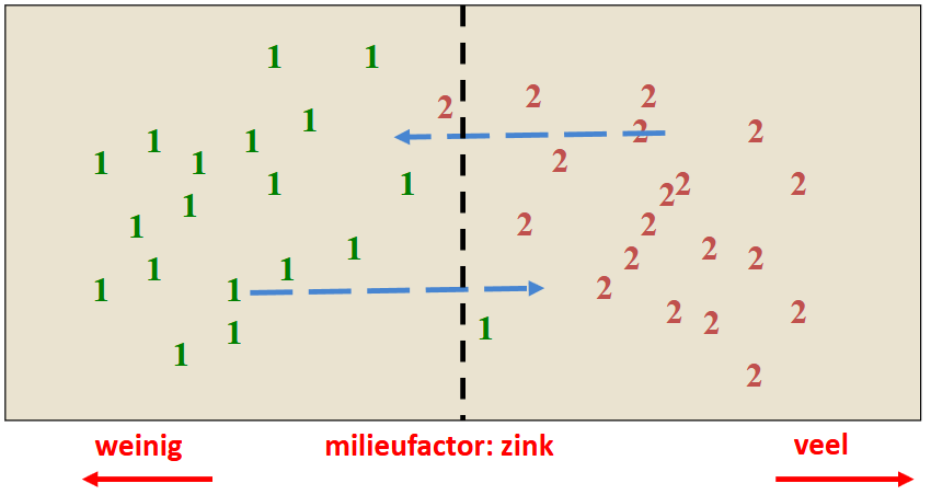 <p>=populaties van een soort met een verschillend fenotype aangepast aan lokale omstandigheden</p><p>—> Ontstaat bij geringe uitwisseling en sterke selectie</p><p>Bij verandering ecosysteem, blijven de karakeristieke eigenschappen behouden, terwijl lokale aanpassingen verloren gaan</p>