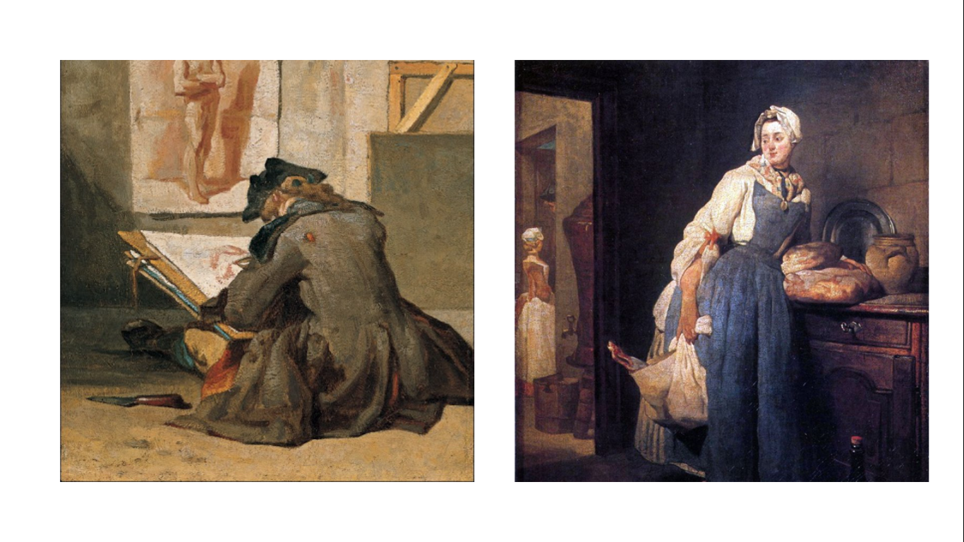 <p>Konstnärens namn</p><p>Epok</p>