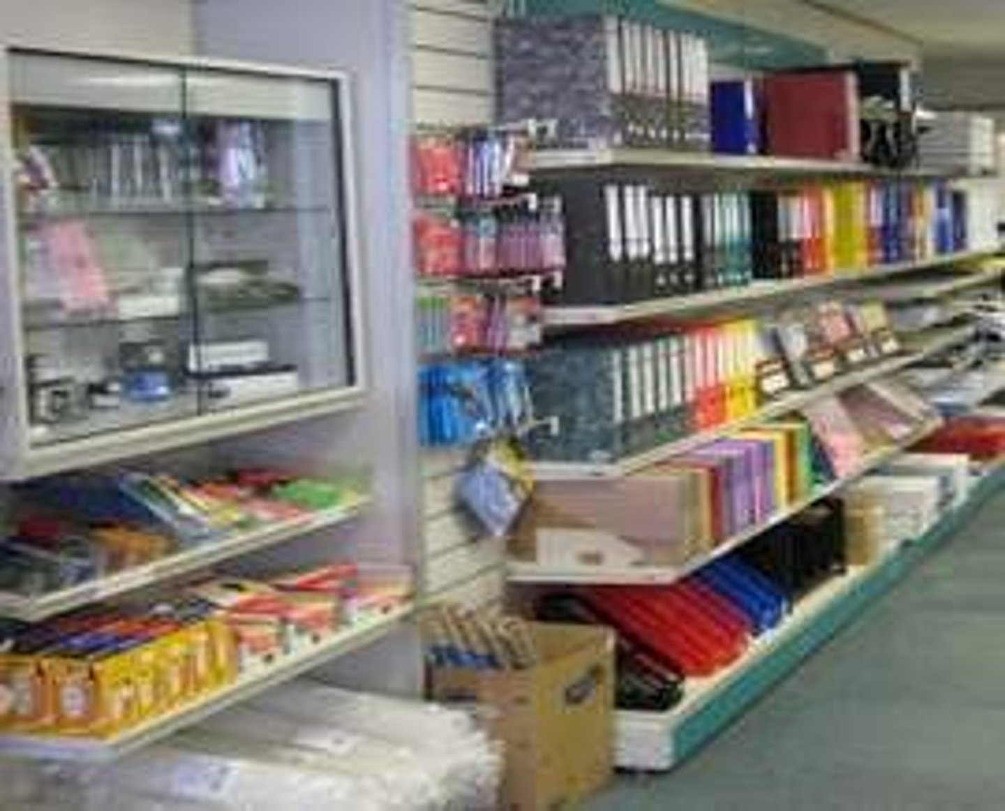 <p>the school supplies and the supplies store</p>