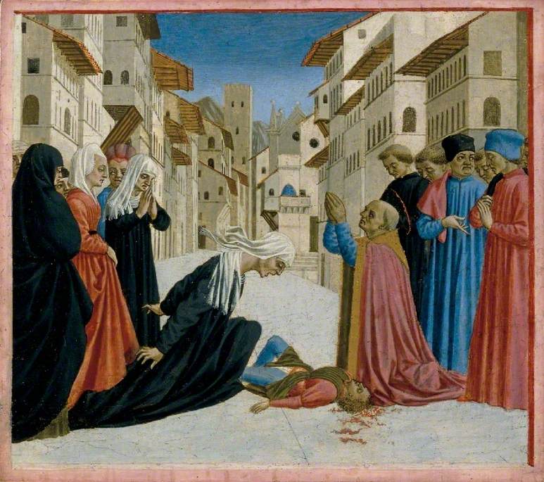 <p>Domenico Veneziano, A Miracle of Saint Zenobius (c. 1445)</p><p style="text-align: left;"></p>