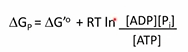 <p>**We need to know conc. of ATP, ADP and P<sub>i</sub></p>