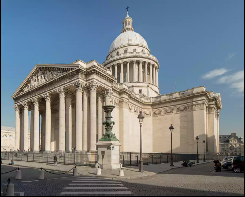 <p>Expresses how form dictates function, emphasizing the columnar structure while combining many old classical styles into one building - looks like the fascade of Gesu 2. flying butresses and pendetives with what elemtnts do what and not hiding anything</p>