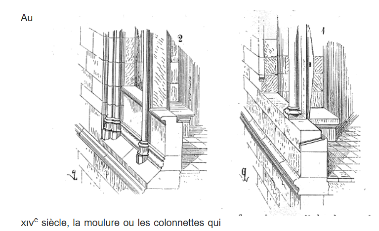 <p>p 214 pérouse. Une <strong>allège</strong> est le pan de mur léger qui ferme l’embrasure d’une fenêtre entre le sol et l’appui.</p><p>Voici les caractéristiques précises à retenir pour ton examen :</p><ul><li><p><strong>Emplacement :</strong> Elle se situe dans la partie inférieure d'une baie, comblant l'espace vertical compris entre le plancher (le sol) et le bord inférieur de la fenêtre (l'appui).</p></li><li><p><strong>Épaisseur :</strong> Elle a la particularité d'être <strong>moins épaisse</strong> que le mur dans lequel la baie est ménagée.</p></li><li><p><strong>Évolution :</strong> La construction d'allèges s'est généralisée dans l'habitat au cours des XVIIIe et XIXe siècles.</p></li></ul><p>En résumé, c'est la partie "en creux" sous une fenêtre qui permet de fermer l'ouverture tout en offrant souvent un espace dégagé à l'intérieur de la pièce.</p>
