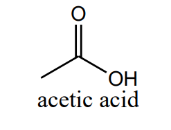 <p>Acetic acid</p>
