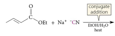 <p>solve conjugate addition with α,β-unsaturated esters</p>