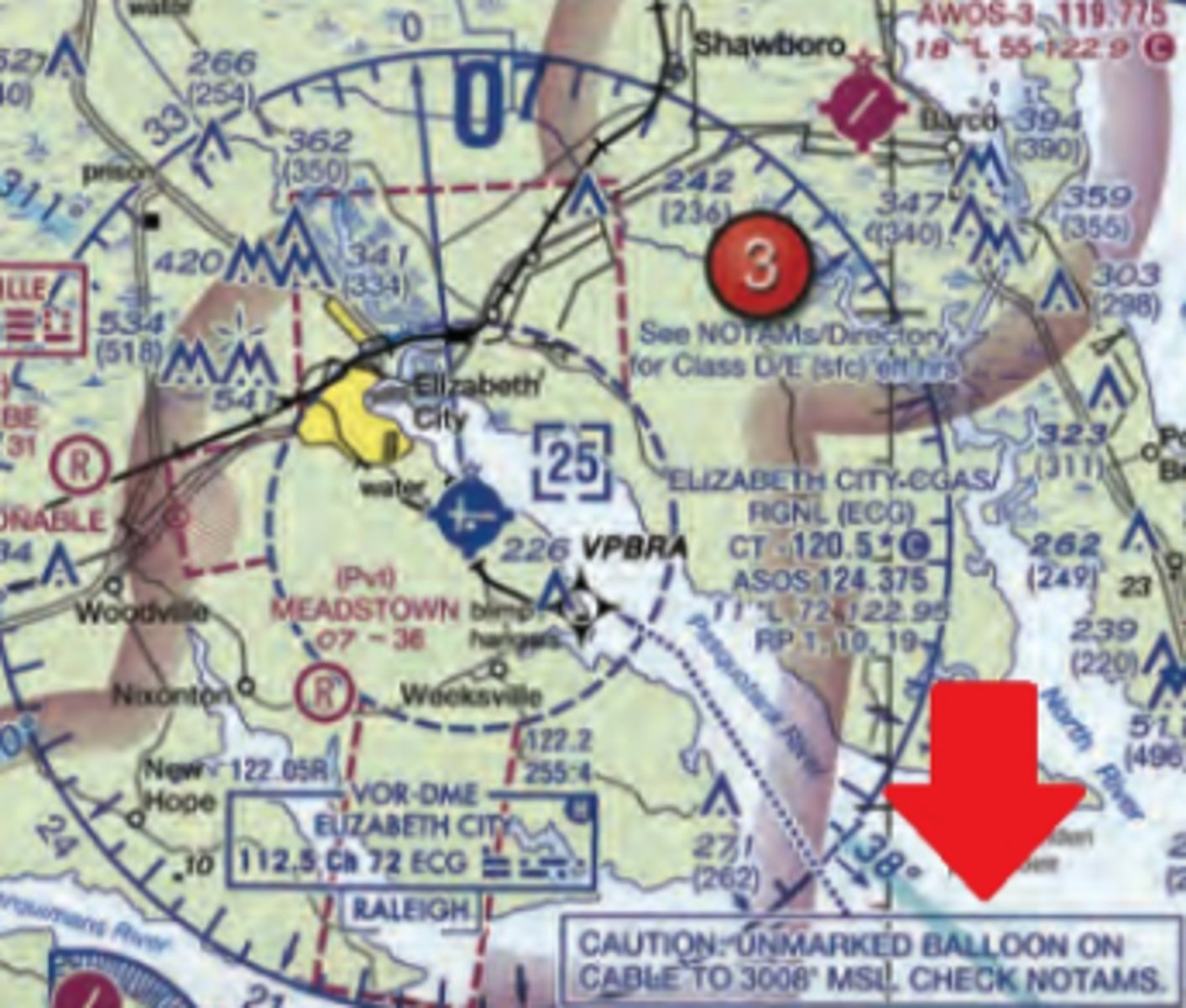 <p>C. Unmarked balloon on a cable up to 3,008 feet MSL.</p><p>[Pilots flying don't have a good way of determining AGL so they use MSL. Keep in mind that if you are flying 4SM from the airport, you are within 4 nautical miles from the airport. Class D airports generally have a radius of 4NM. You would need an airspace waiver to operate in this area.]</p>