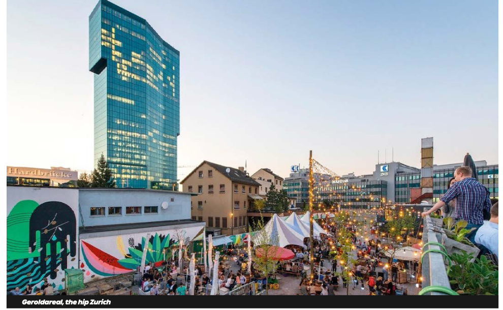 <p>Formalizing informality → Zürich supports informal temporary urban activities as spaces for creativity and experimentation, but these spaces can later become formalized through planning, regulation, redevelopment and commercialization</p>