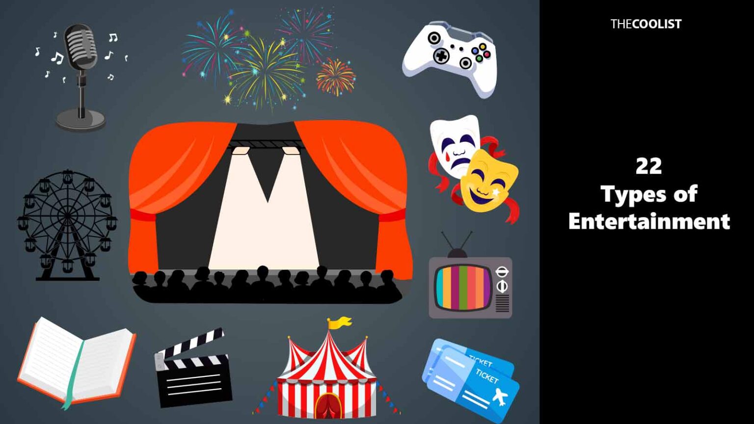 <p>entertain (v) => entertainment (n) => entertaining (adj)</p>