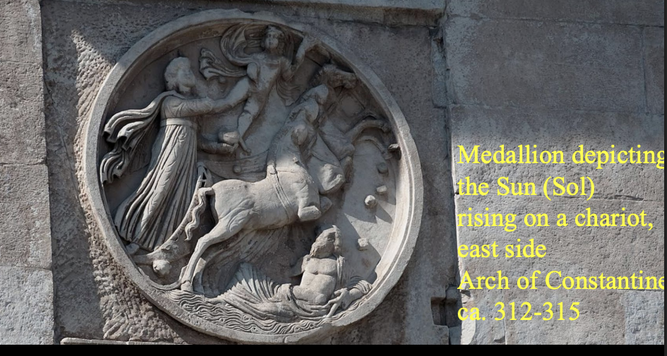 <p>What are these a personification of?</p>