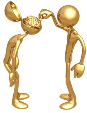 <p>To pick someone´s brain (idiom)</p>