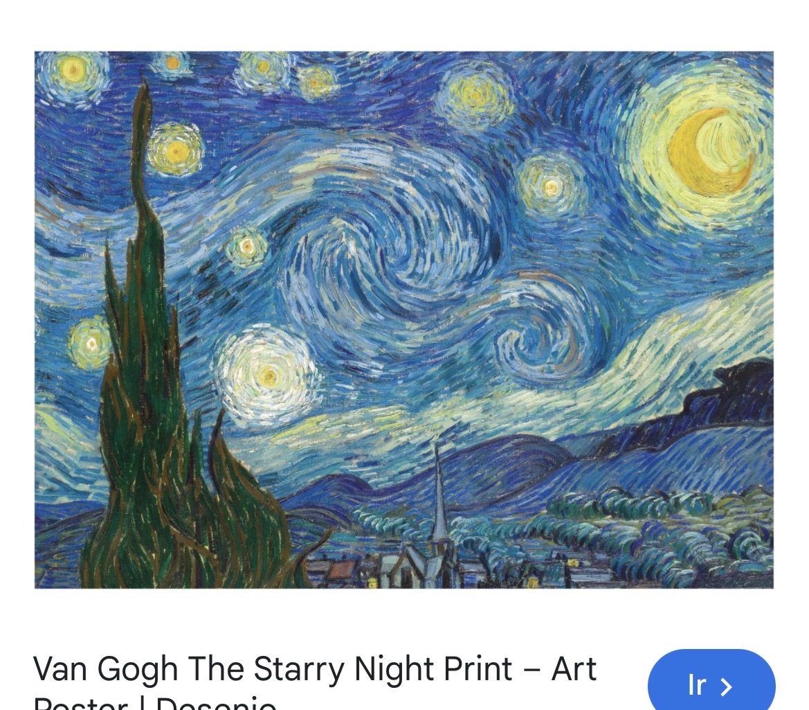 <p>Van Gog ( the starry night )  post-Impressionism </p>