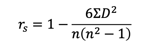 <ul><li><p>the relationship is monotonic but has a asymptote or the r value is not useful based on the original data, but converting the scores into ranks make the relationships much stronger</p></li><li><p>Assuming there aren’t ties to the scores, the alternative formula will work (known as the spearman correlation or rs)</p></li></ul><p></p>