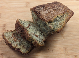 <p>Slightly sweet cardamom flavored roll with cream cheese, lemon zest, and poppyseed filling. Glazed with cream cheese lemon poppyseed buttercream</p>