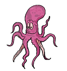 <p>A sea animal with eight long arms that lives in the ocean is an _____.</p>