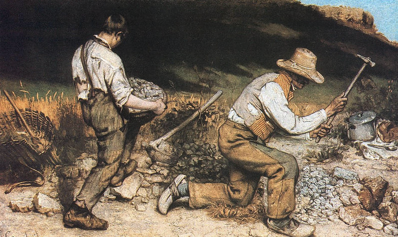 <p>The Stone Breakers - Courbet</p>