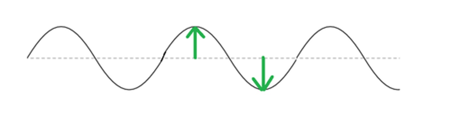 <p>Height of a wave</p>