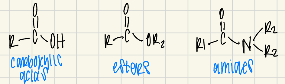 <p>NaBH<sub>4 </sub>is NOT powerful enough to reduce carboxylic acids, esters, or amides</p>