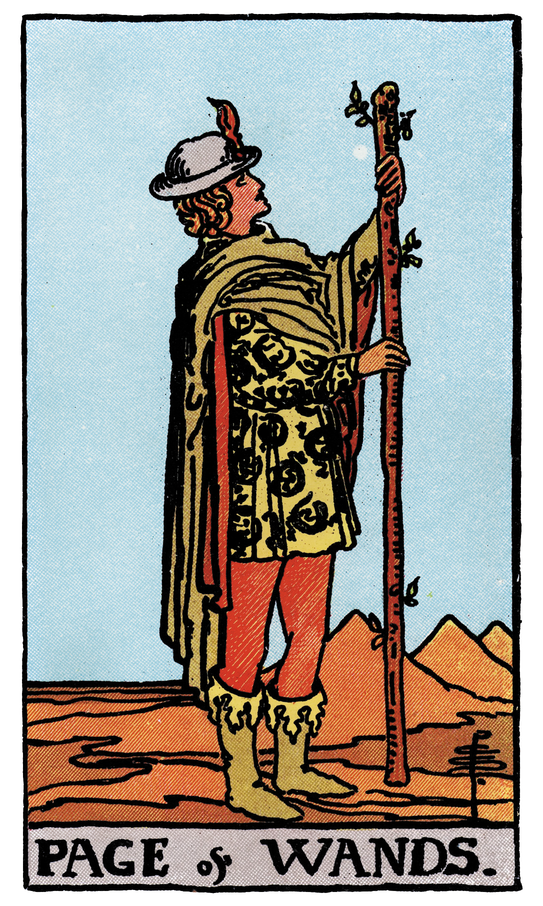 <p>Page of Wands</p>