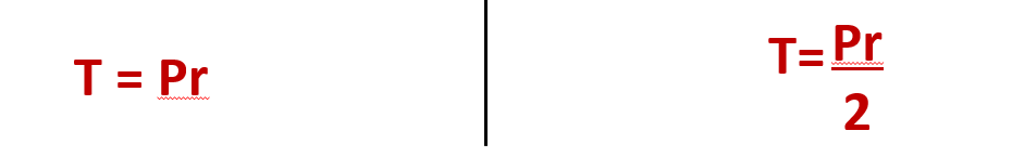 <p><span>In cylinders and spheres, describes relationship between:</span></p><p>Wall tension (T): stress force exerted over a given area</p><p>Pressure (P)</p><p>Radius (r)</p><p></p><p><em>Sphere has half the tension, hence the division by 2</em></p><p><em>Careful: Density is NOT involved! </em></p>