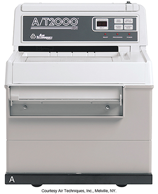 Typical automatic film processor used in the dental office