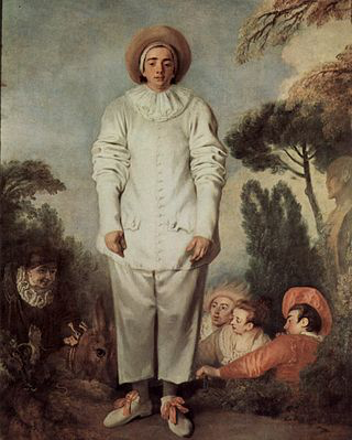 <p><span>Jean-Antoine Watteau: </span><em>Pierrot (régebben Gilles)</em><span>,</span></p>