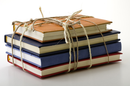 <p>A collection of things tied or wrapped together; typically depicted with an image of bundled items.</p>