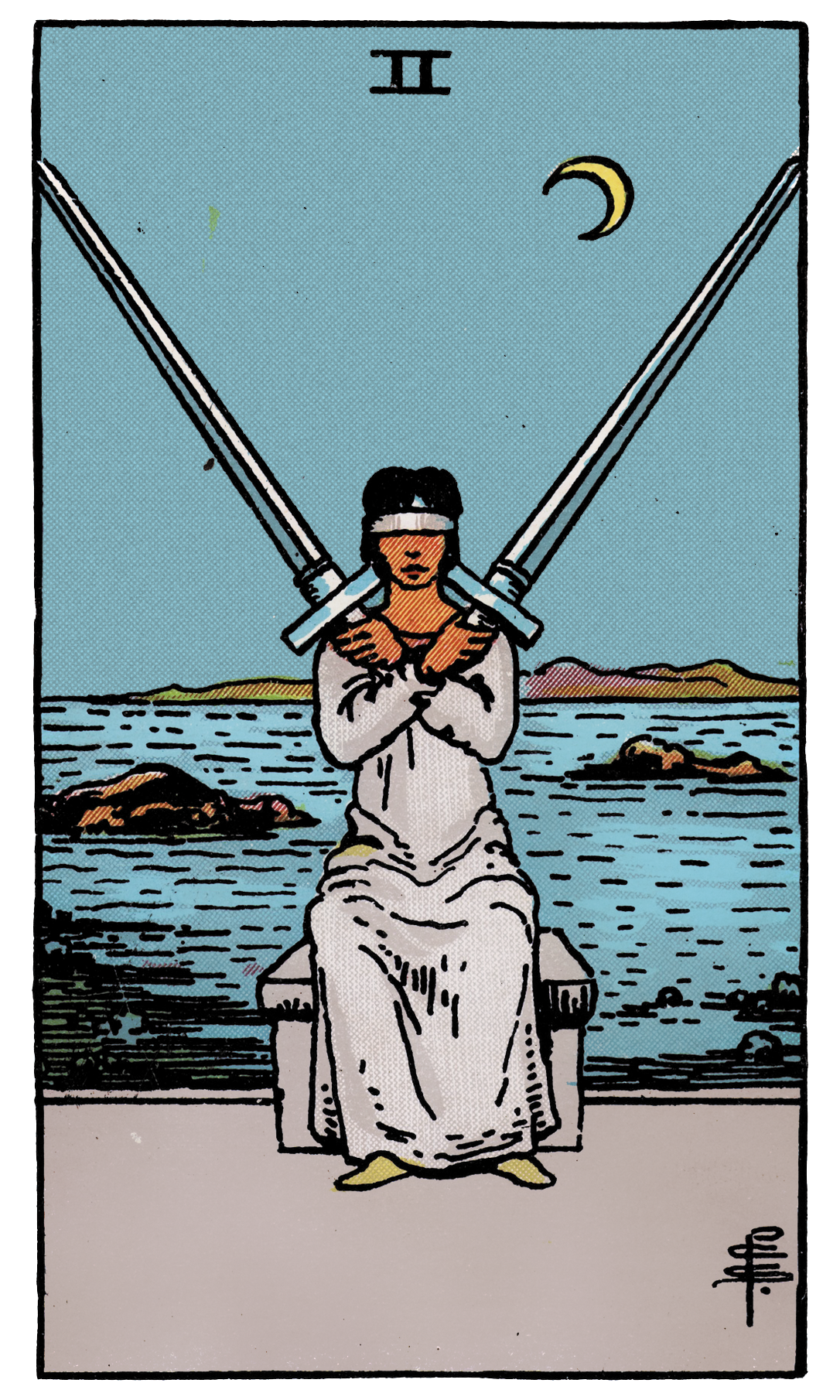 <p>Two of Swords</p>