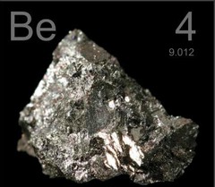 <p>Symbol: Be</p><p>Atomic Mass: 9.01</p><p>Atomic Number: 4</p>