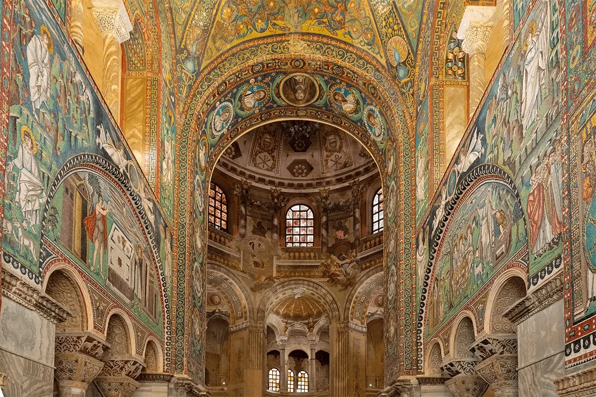 <p>San Vitale, Ravenna, Byzantijns, 530</p>