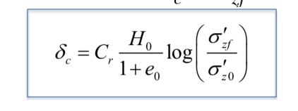 <p>if the footing is embedded, what is the depth used to calculate <strong>σ’zo? Where is σ’zo calculated?</strong></p>