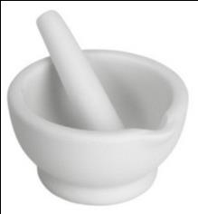 <p>Mortar and pestle</p>
