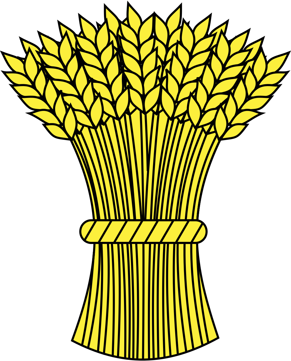 <p>deux ou trois gerbes de blé</p>