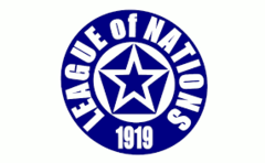 <p>an international organization formed in 1920 to promote cooperation and peace among nations</p>