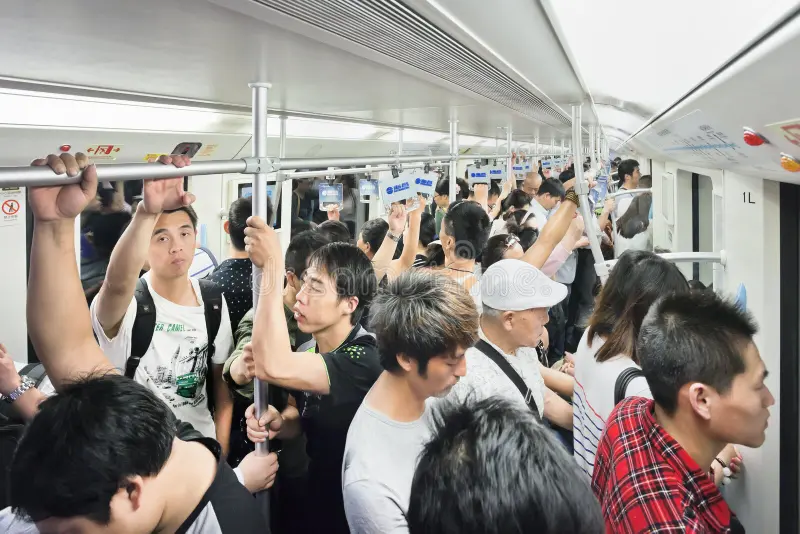 <p>packed with people</p>