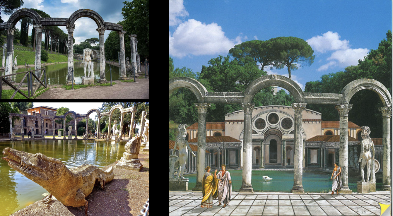 <p><span>The Canopus at Hadrian’s Villa, Tivoli. 120s CE.</span></p>
