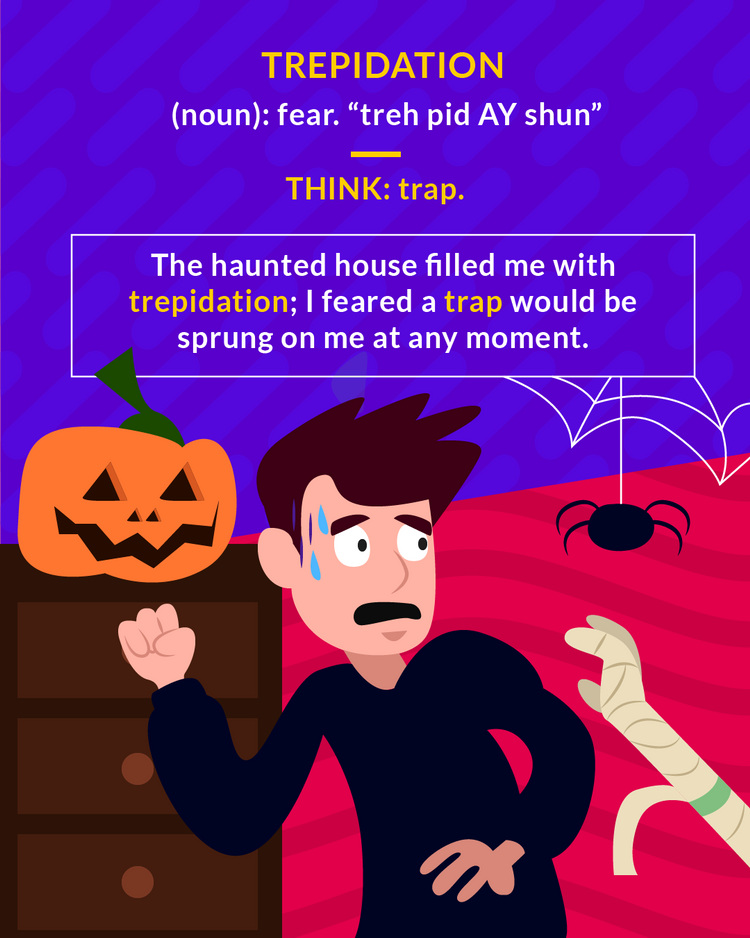 <p>(noun) fear</p>