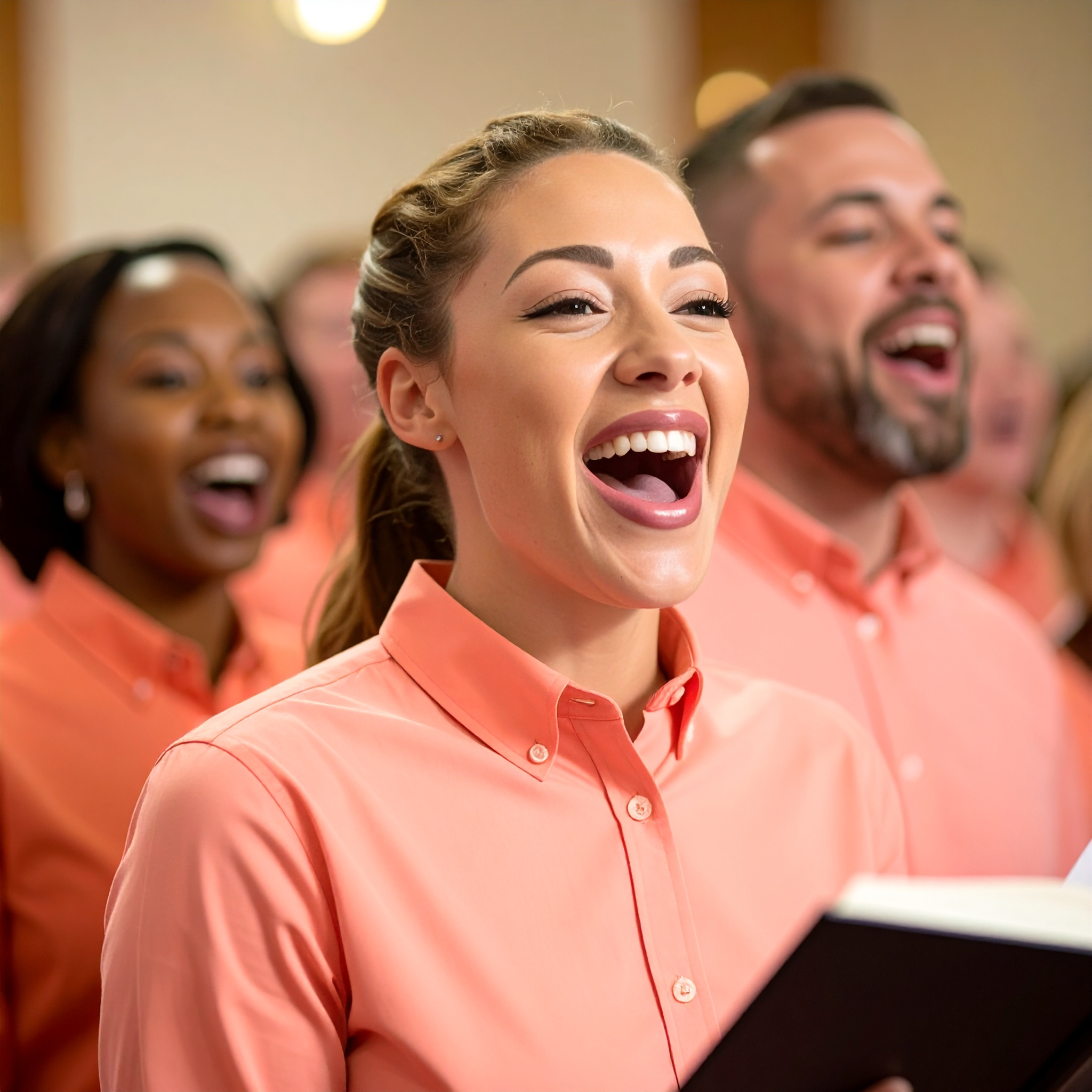 <p>I sing in the choir.</p><p>Kailee sings in the choir.</p>