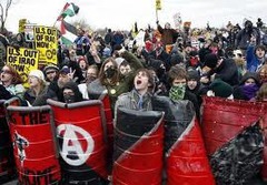 <p>Absence of government. Condition of a society, entity, group of people, or a single person that rejects traditional forms of government.</p>