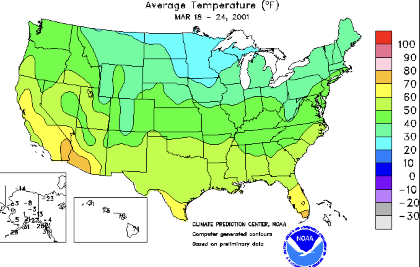 <p>Uses lines to connect points of equal value, representing data such as elevation, temperature, or precipitation</p>