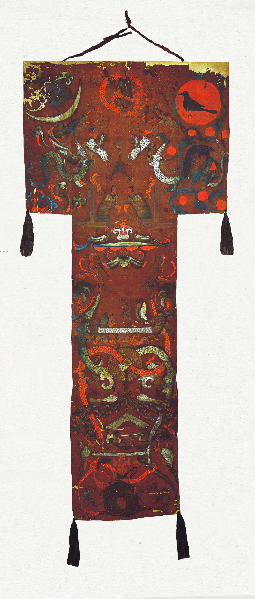 <p>What is the title of this artwork from the Han Dynasty?</p>