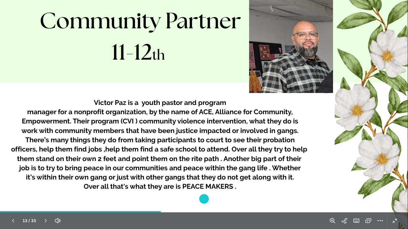 <p>community partner</p>