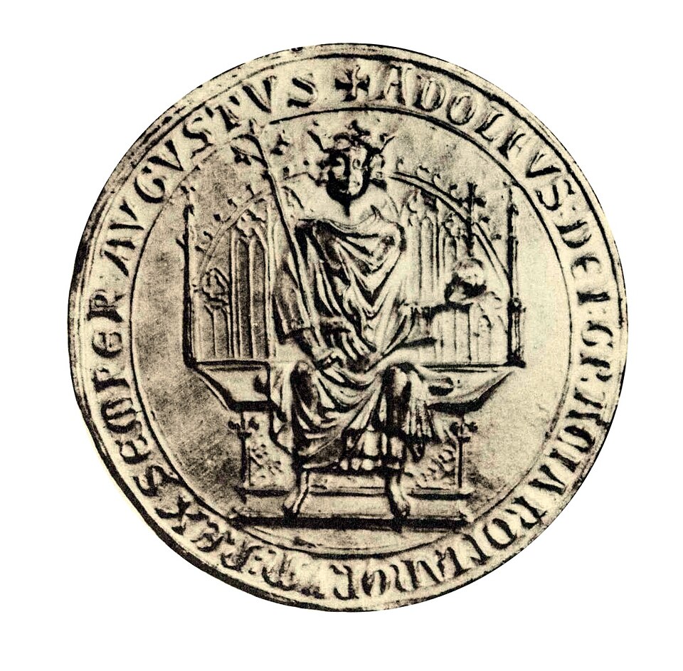 <p>1292 - 1298 - Adolf of Nassau (All Facts) </p>