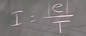 <p>T = period aka the time it takes to complete one loop</p>