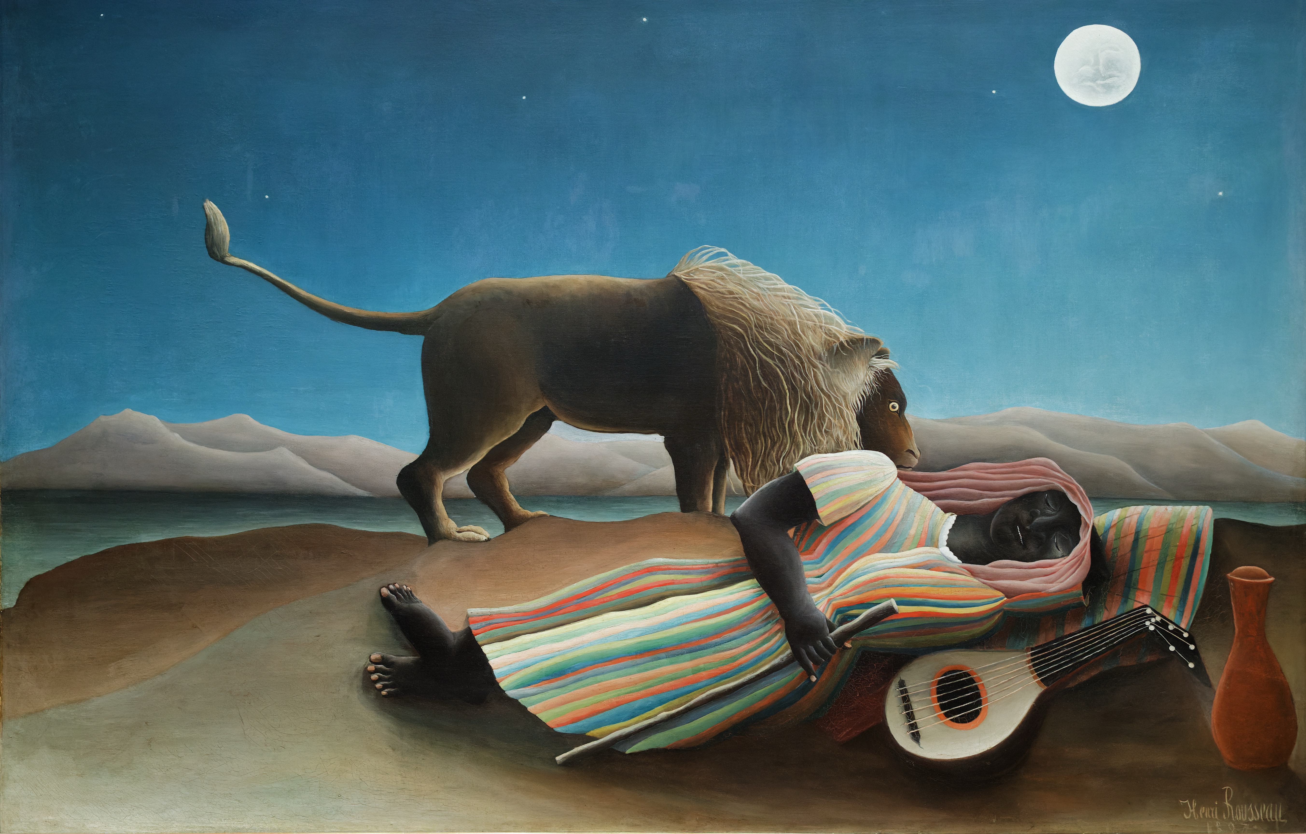 <p>By Henri Rousseau </p>